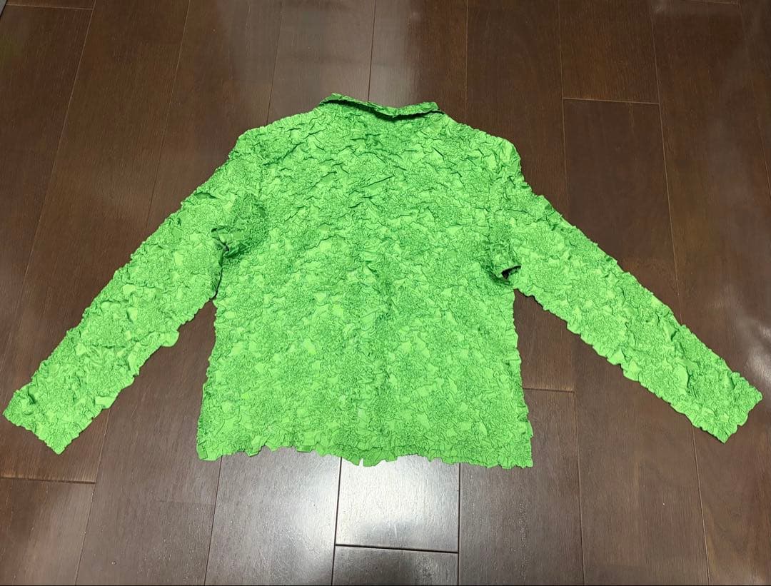 EEFC COLLECTHION／プリーツシャツカーディガン