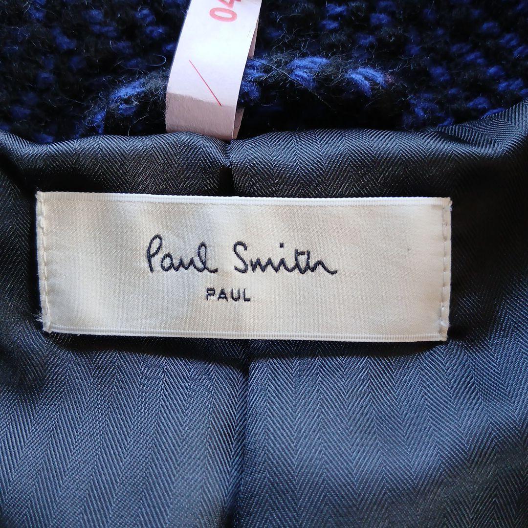 『専用』Paul Smith ネイビー ヘリンボーン ロングコート