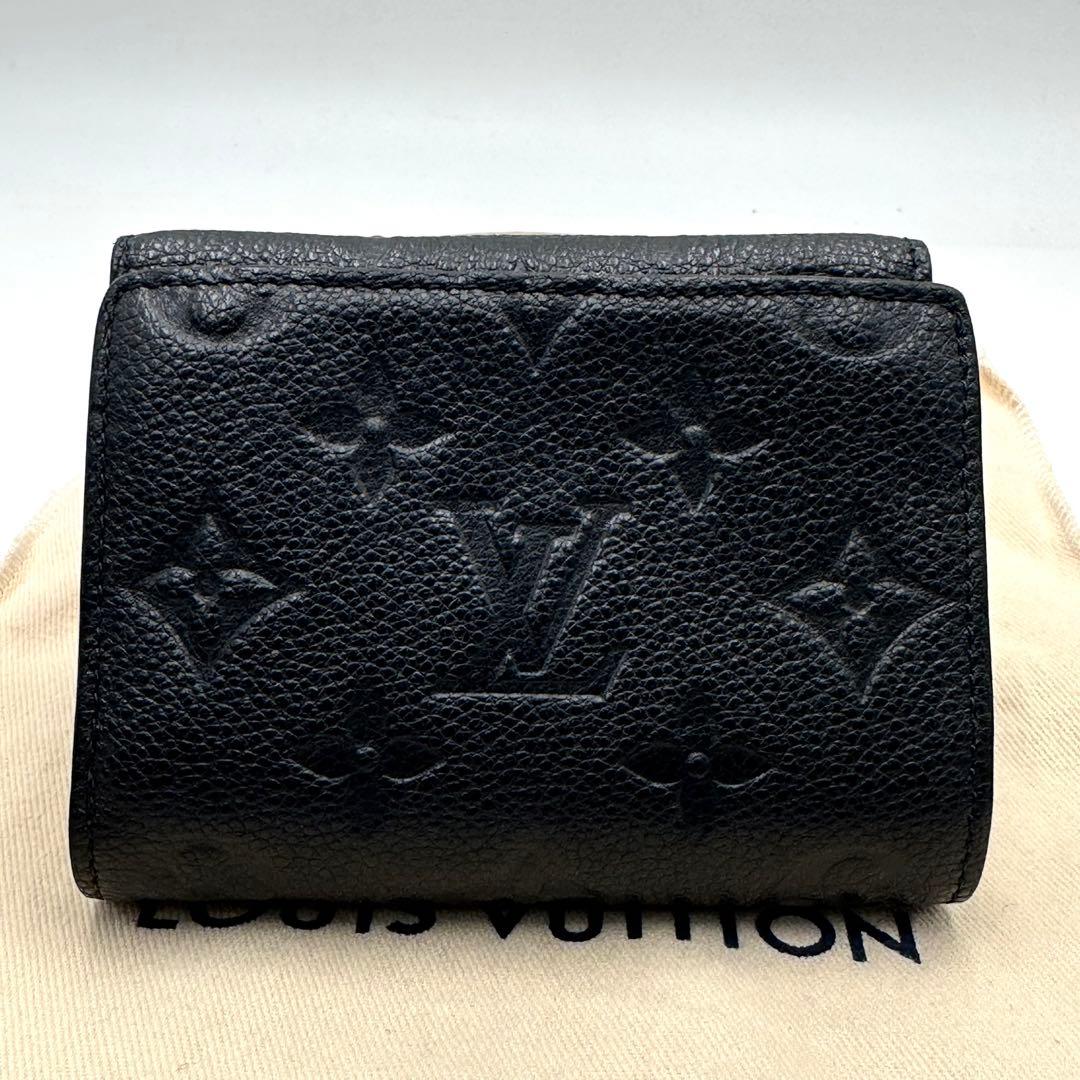 美品/現行✨ヴィトン アンプラント ポルトフォイ コンパクト 折り財布