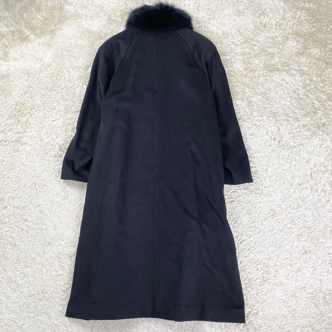 極美品 BELTA BUONO カシミヤ100％コート ロングコート 13 黒