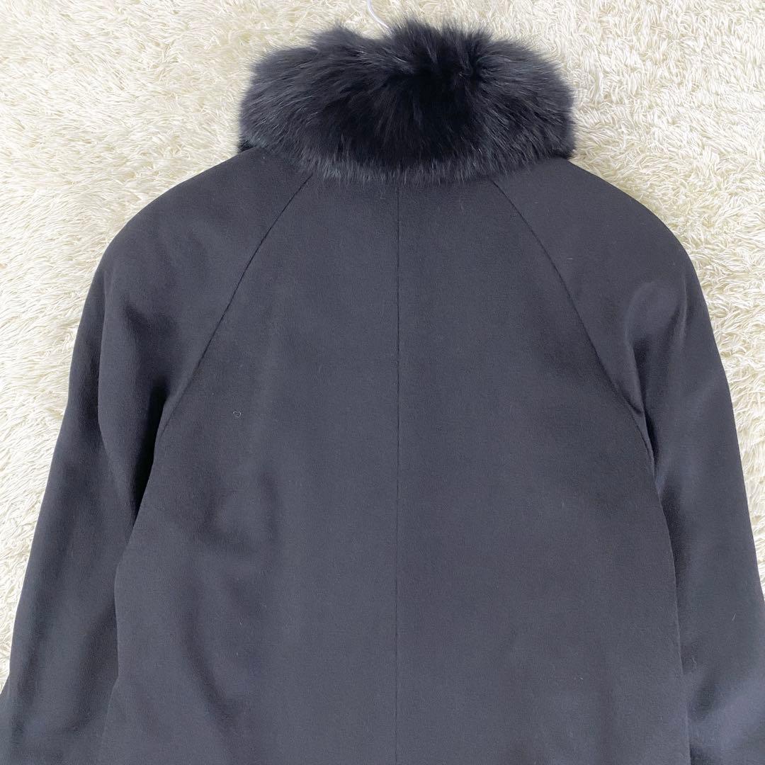 極美品 BELTA BUONO カシミヤ100％コート ロングコート 13 黒
