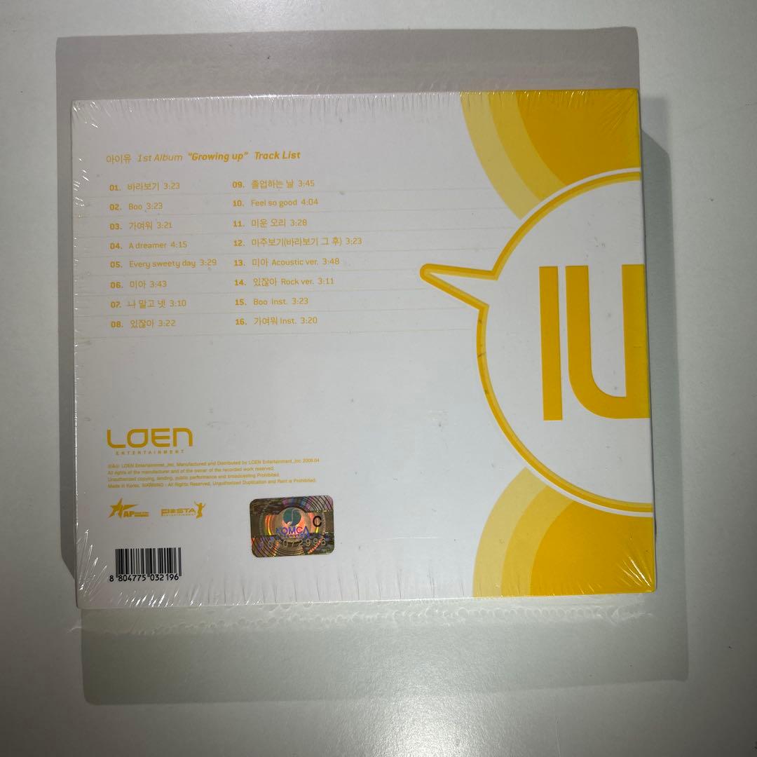 【新品未開封】IU Growing Up 未開封 CD