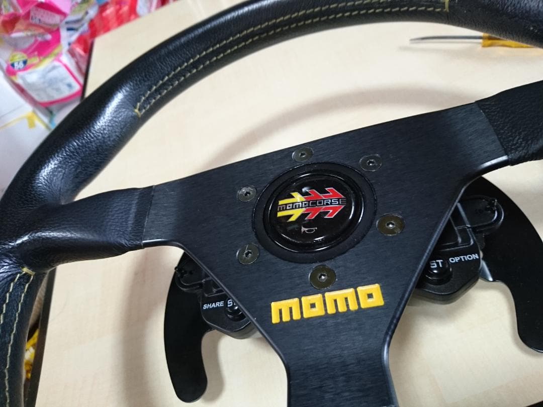 スラマス T300RS専用 実車ステアリング装着アダプタ PS4対応！