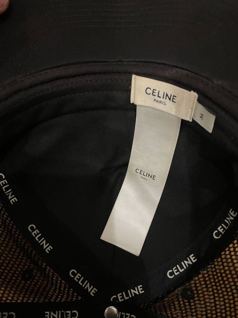 【極希少】CELINE セリーヌ “16” セーズ パッチ メッシュキャップ M