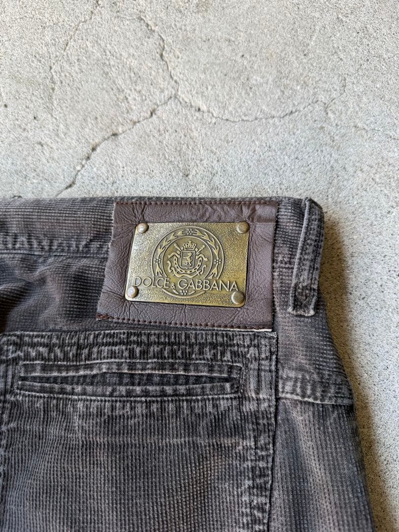 パンツ DOLCE&GABBANA 03AW Corduroy Trousers