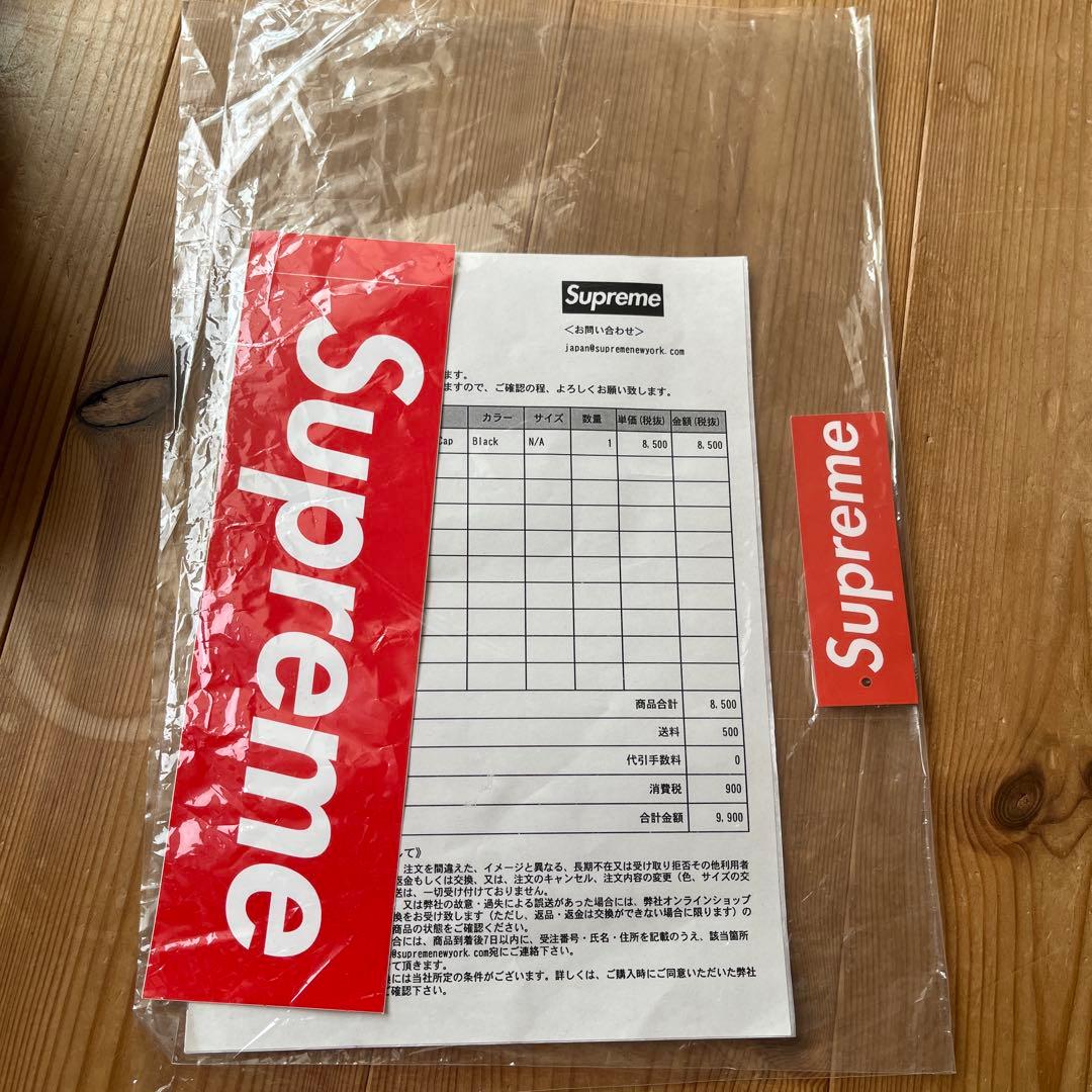 Supreme Leather Bill Denim Camp cap 新品同様
