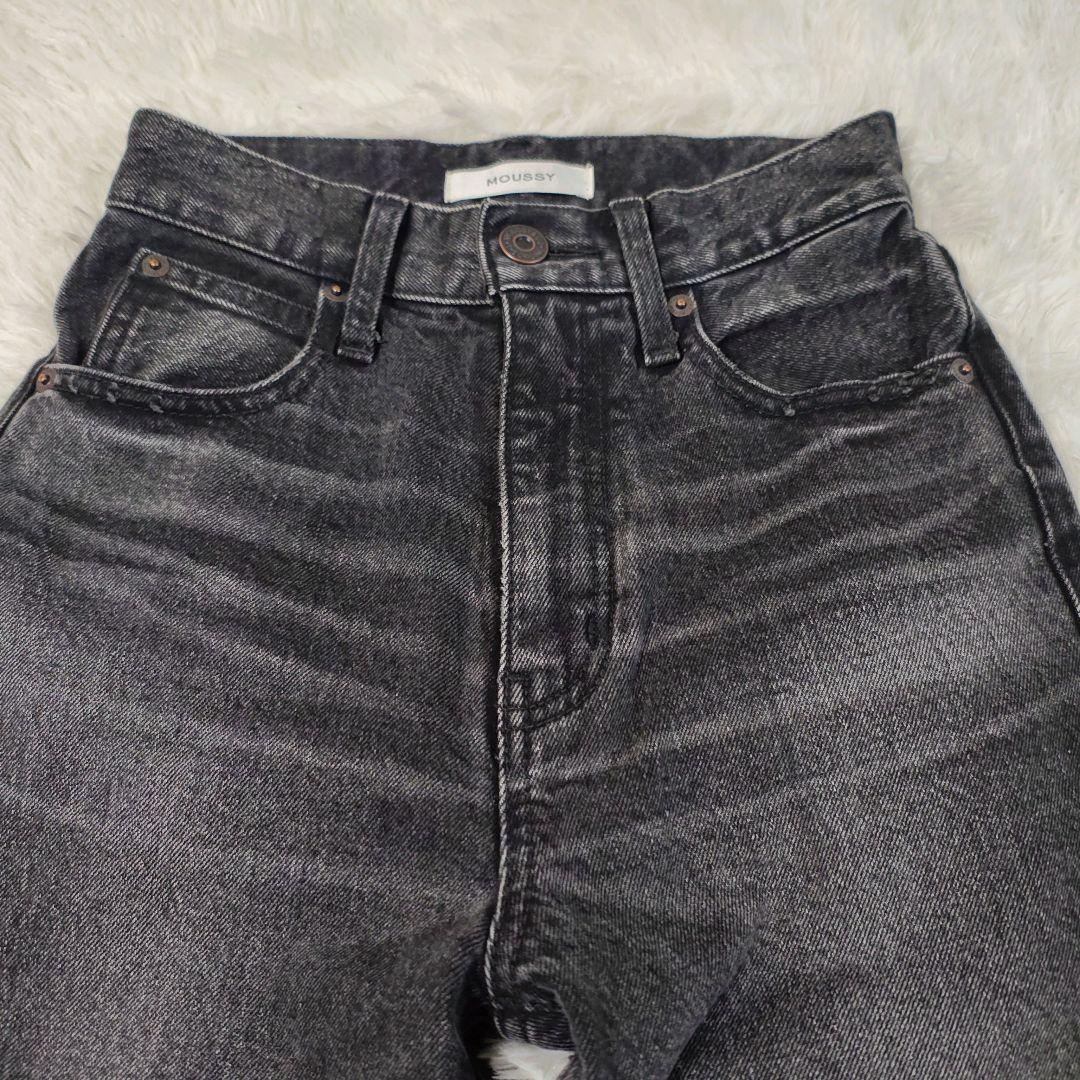 MOUSSY MVS フレアデニム ブラック 24 黒 0101SA12