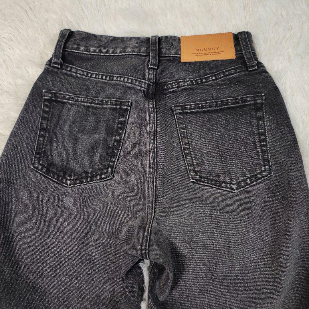 MOUSSY MVS フレアデニム ブラック 24 黒 0101SA12