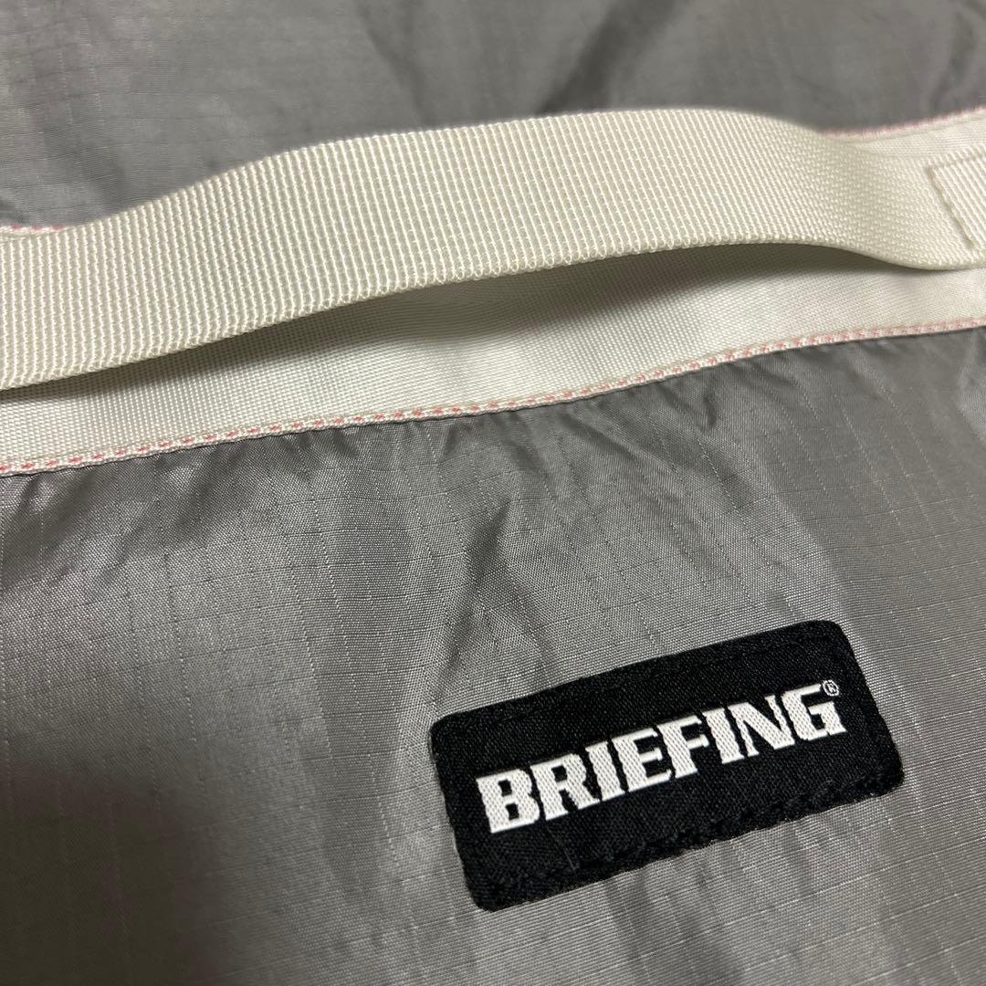 【未使用】BRIEFING エクスパンドポーチM ライトグレー