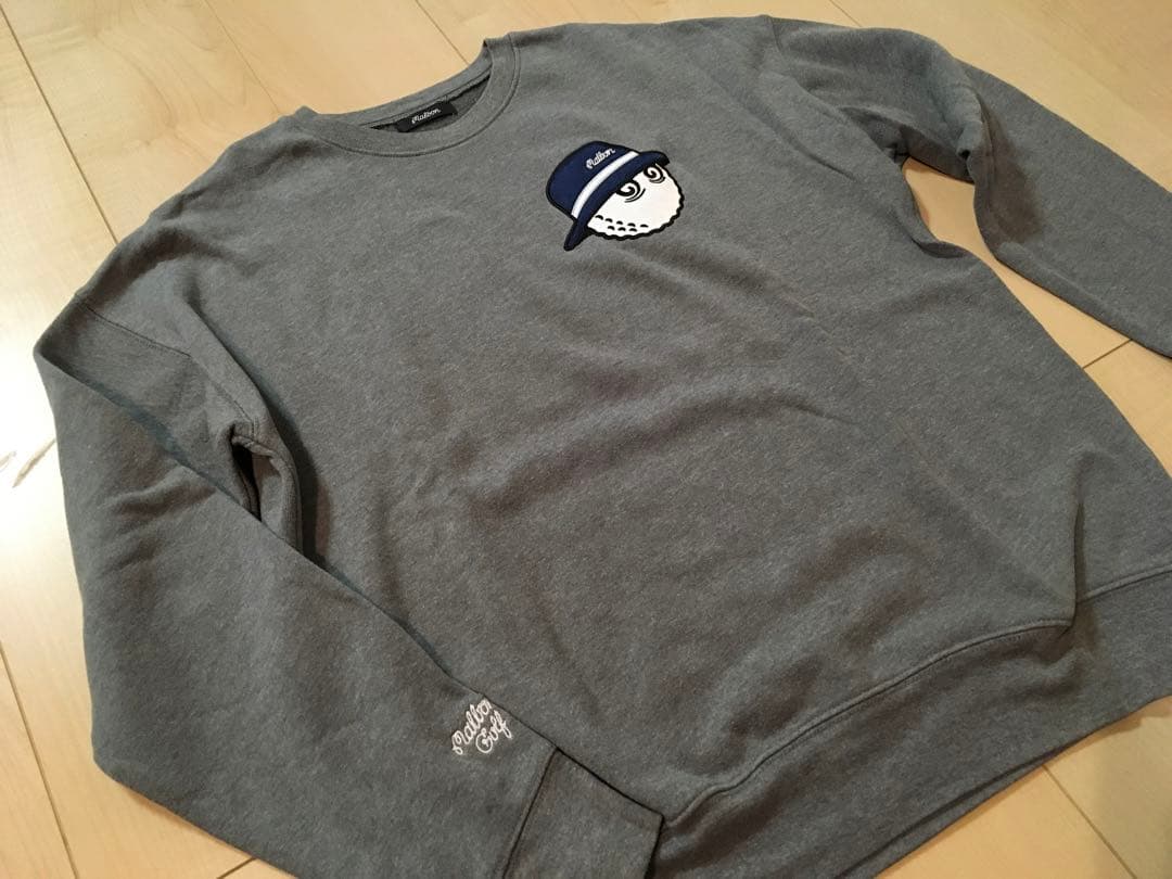 Malbon Golf マルボンゴルフ スウェット グレー M（L）