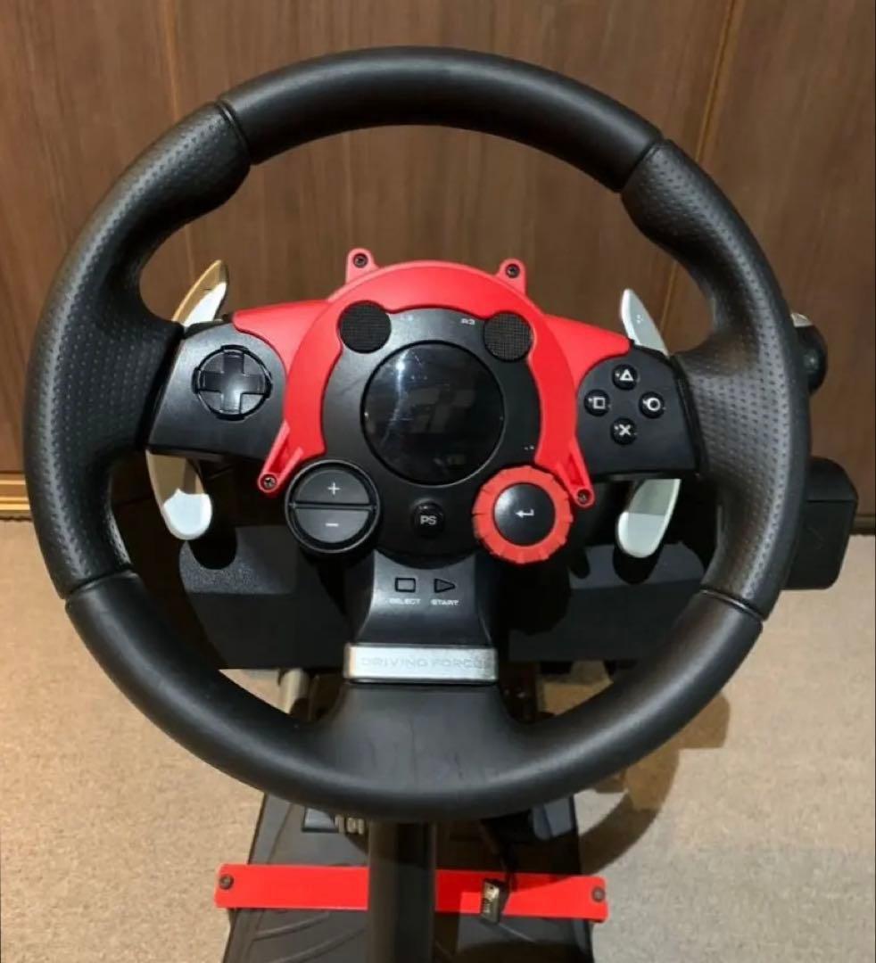 e*m様 ロジクール ドライビングフォースGT パドルシフト ホイールスタンド