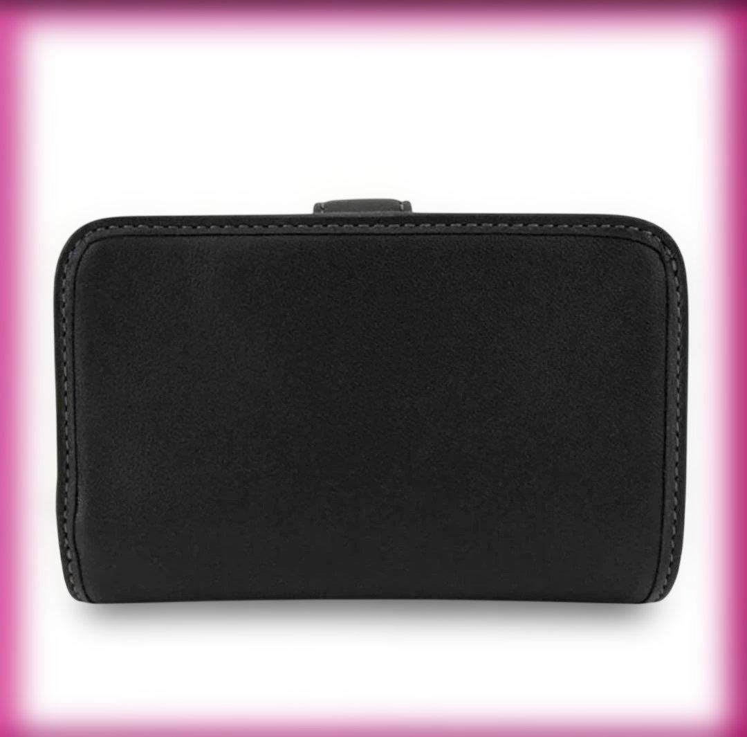 COACHコーチタビースムースレザー2折り財布/CA193black