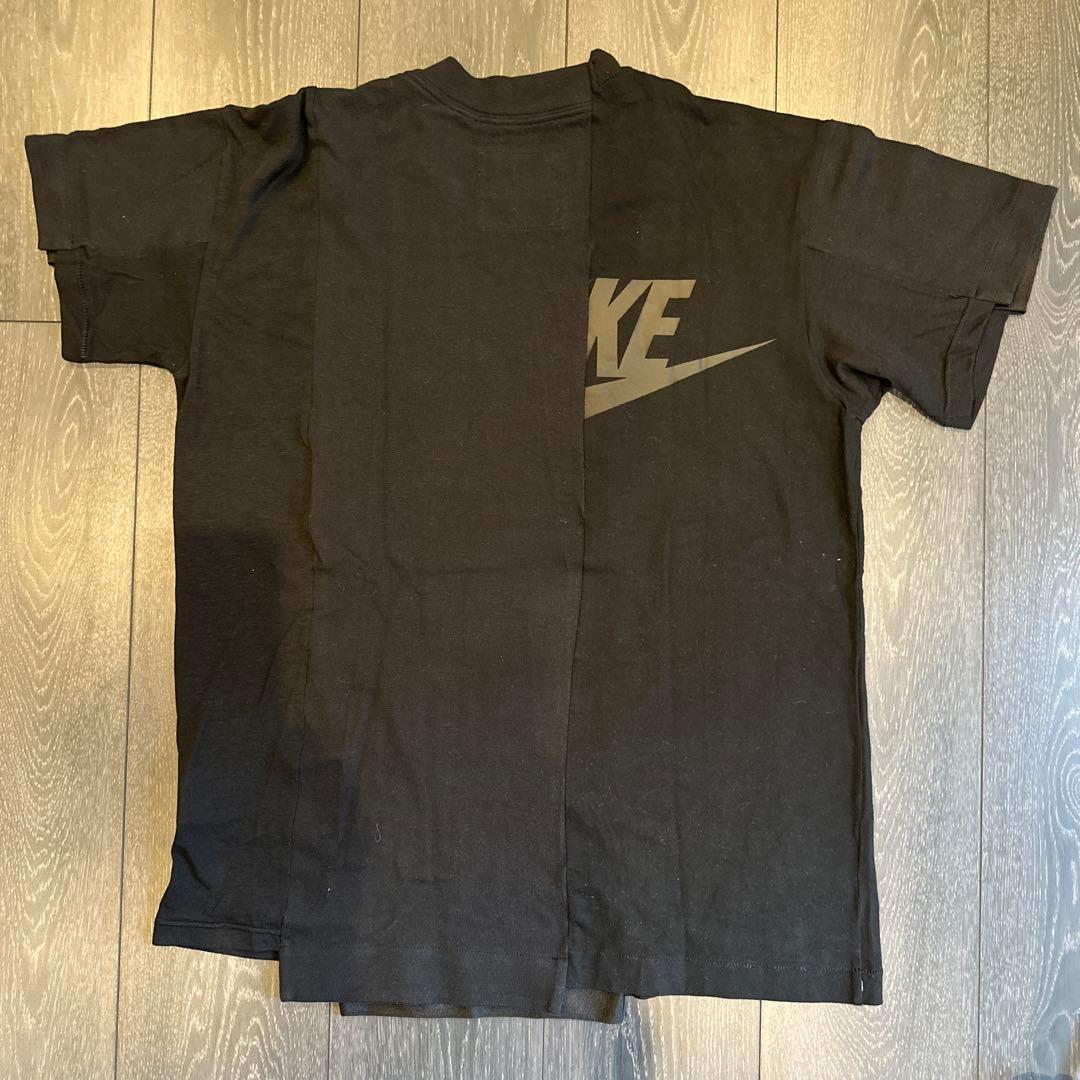 Sacai x NIKE コラボTシャツ XS ブラック黒