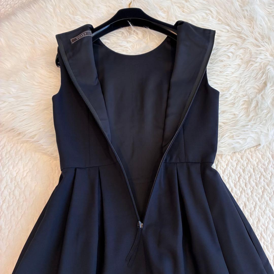 美品♡フォクシー　ウールワンピース Charlotte Dress ネイビー