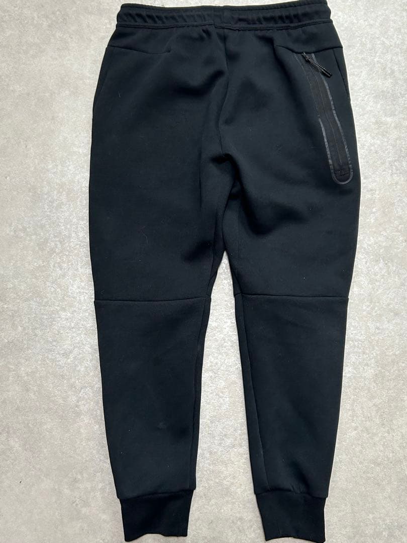 Nike テックフリース 黒/グレー パンツ 希少カラーバイカラー M