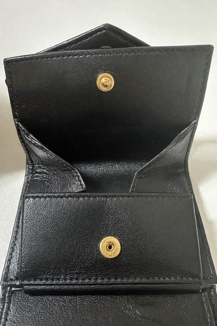 【正規品】YSL モノグラム 三つ折り財布 ブラック 692061 RFID