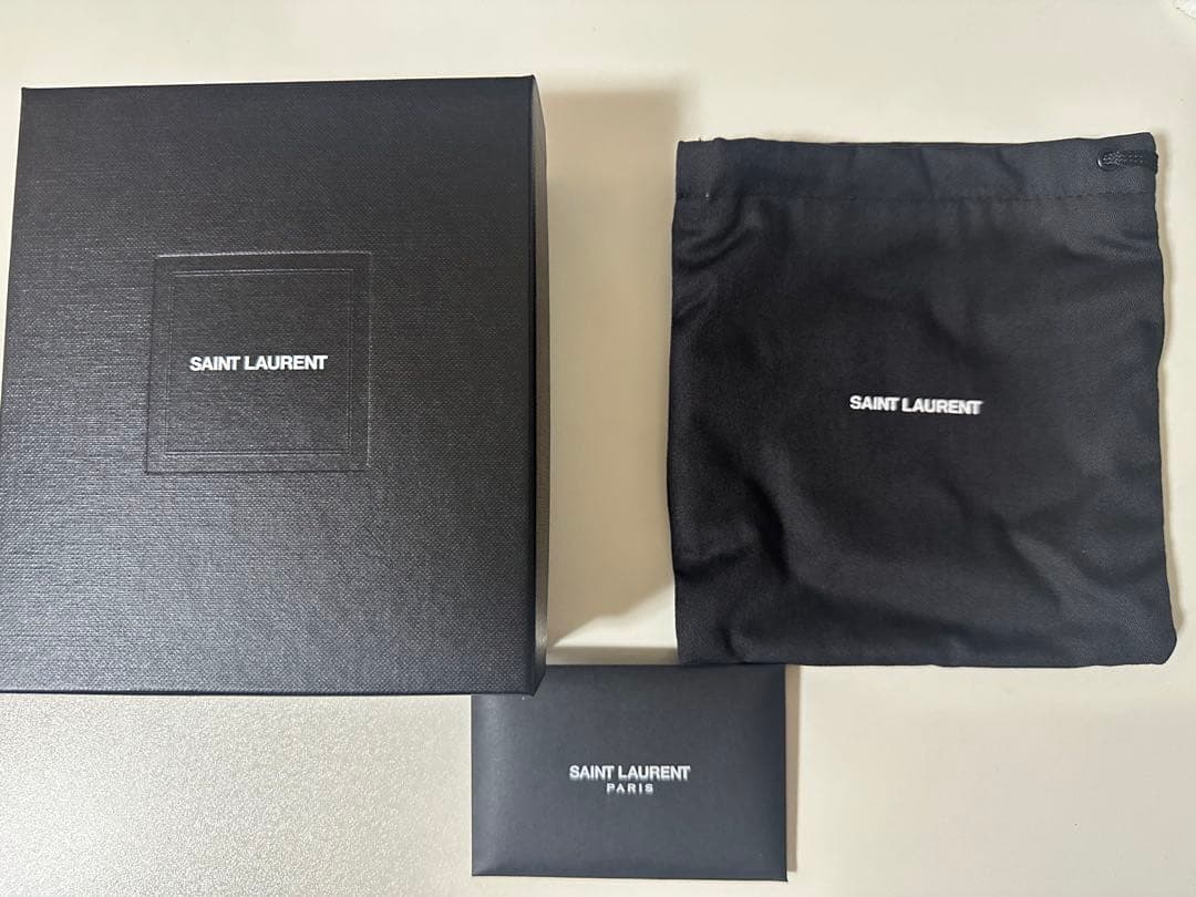 【正規品】YSL モノグラム 三つ折り財布 ブラック 692061 RFID