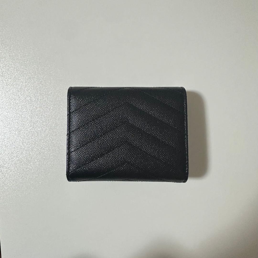 【正規品】YSL モノグラム 三つ折り財布 ブラック 692061 RFID