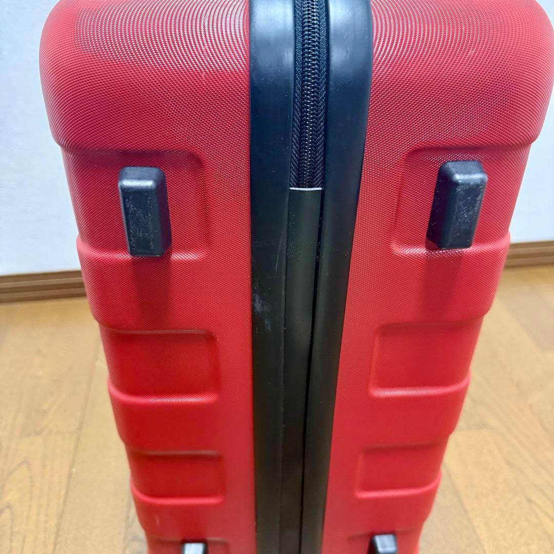 無印良品 キャリーケース 36L TSA 鍵付き 赤