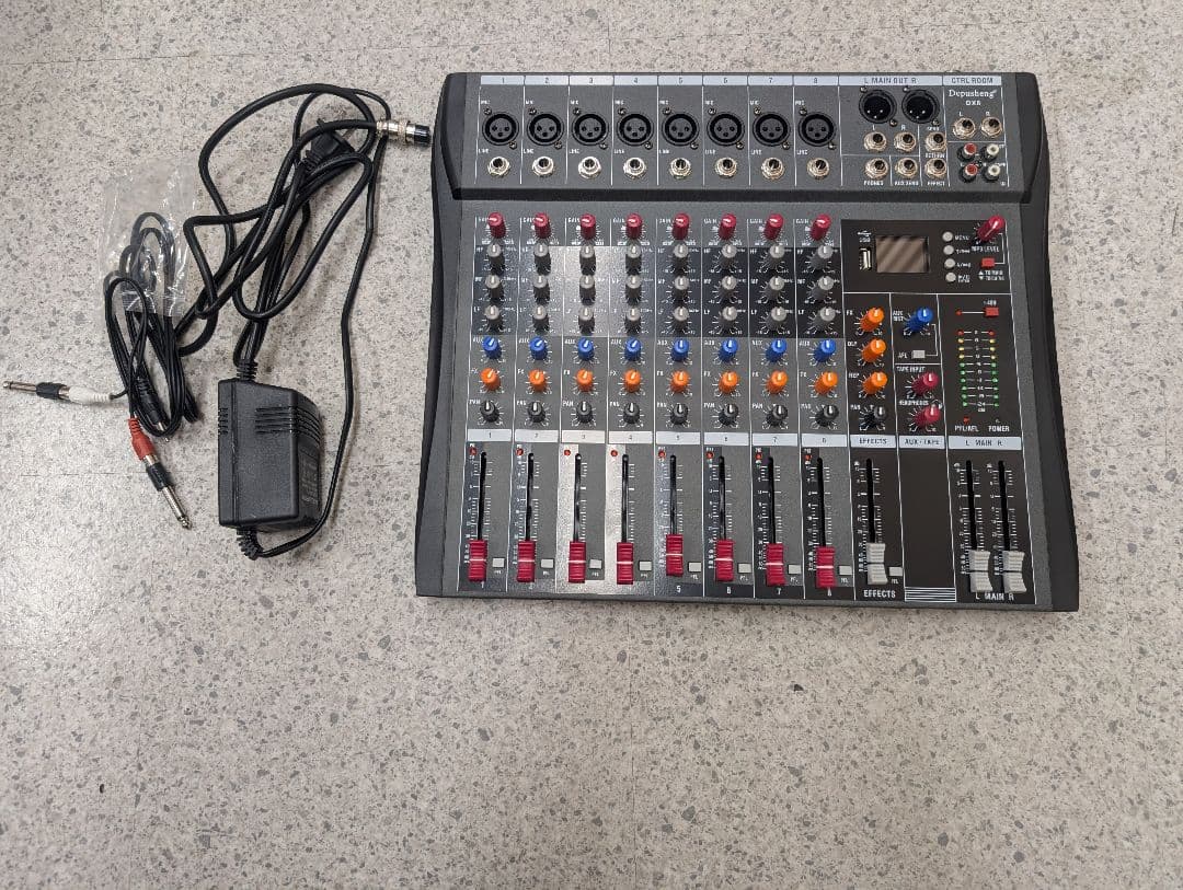 depusheng dx8／アナログミキサー 8チャンネル！美品！