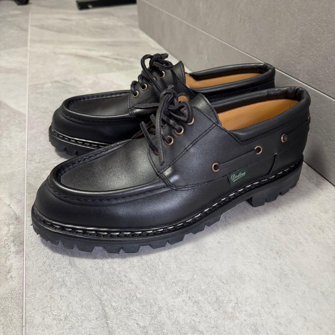 【美品 7.5】Paraboot CHIMEY シメイ パラブーツ ブラック