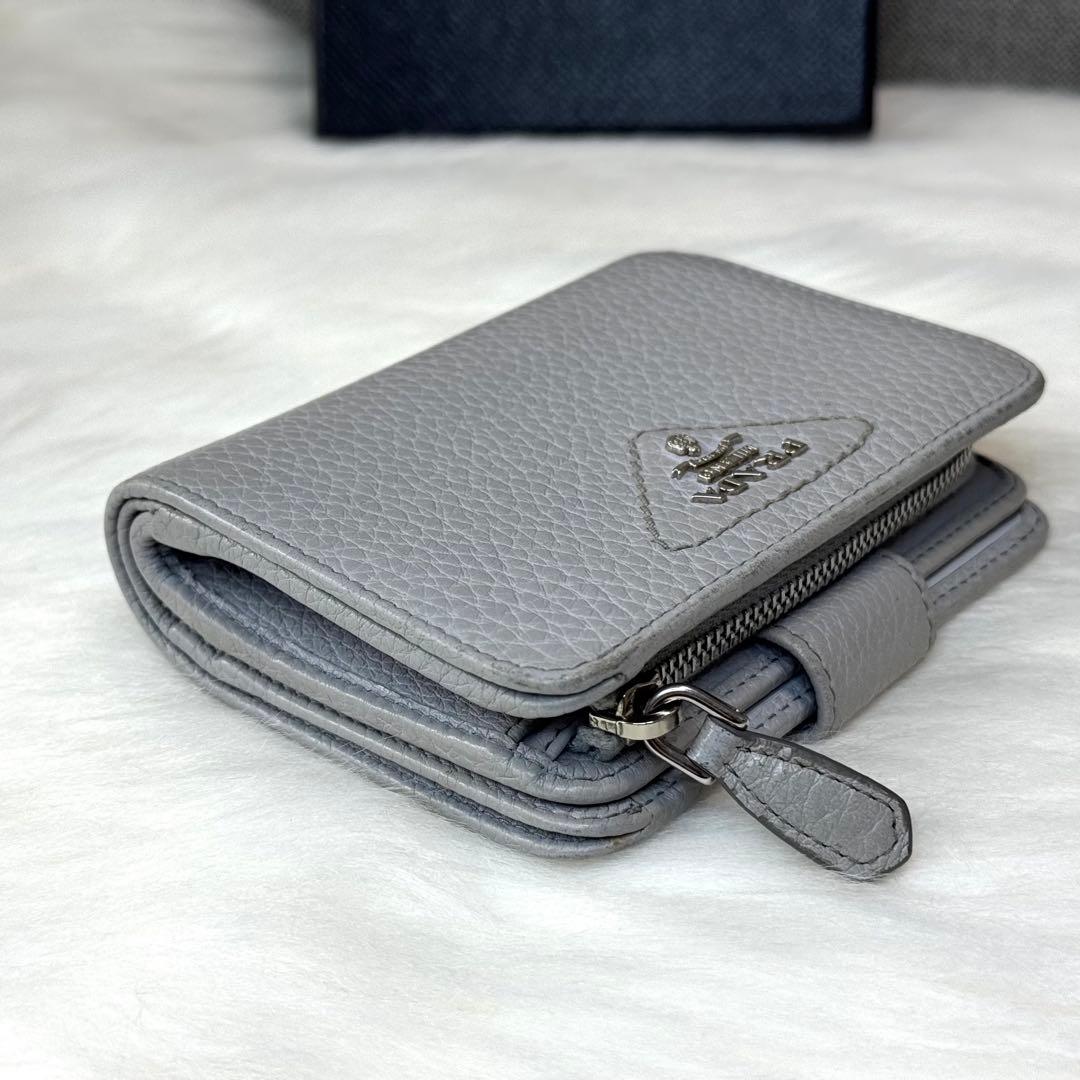 PRADA プラダ ヴィッテロダイノ レザー 二つ折り財布