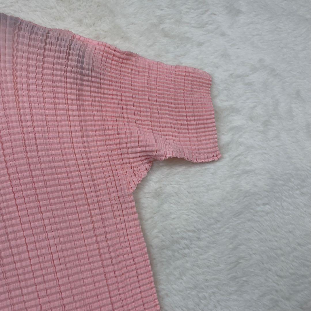 PLEATS PLEASE ISSEY MIYAKE ピンク 半袖Tシャツ
