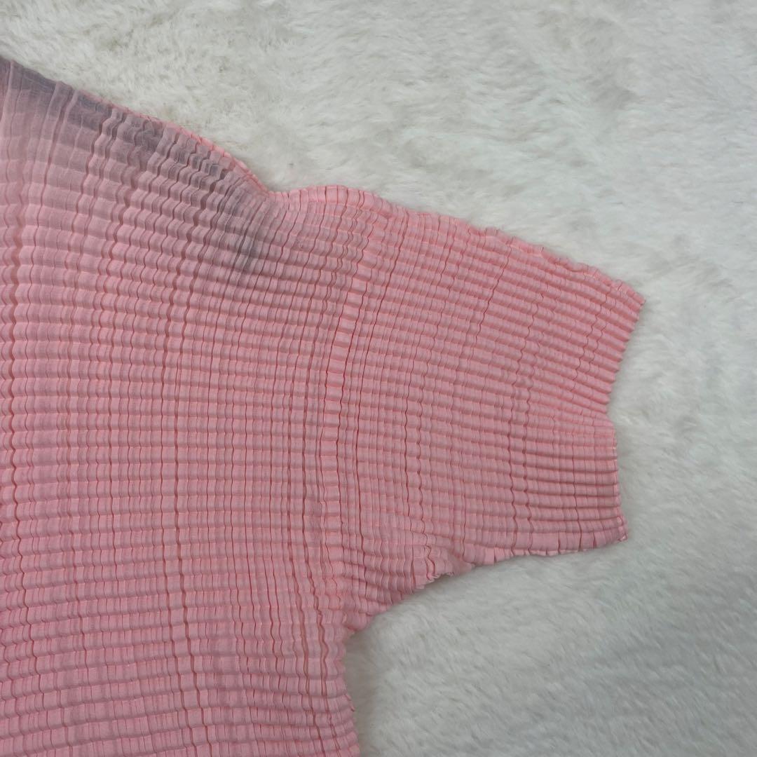 PLEATS PLEASE ISSEY MIYAKE ピンク 半袖Tシャツ