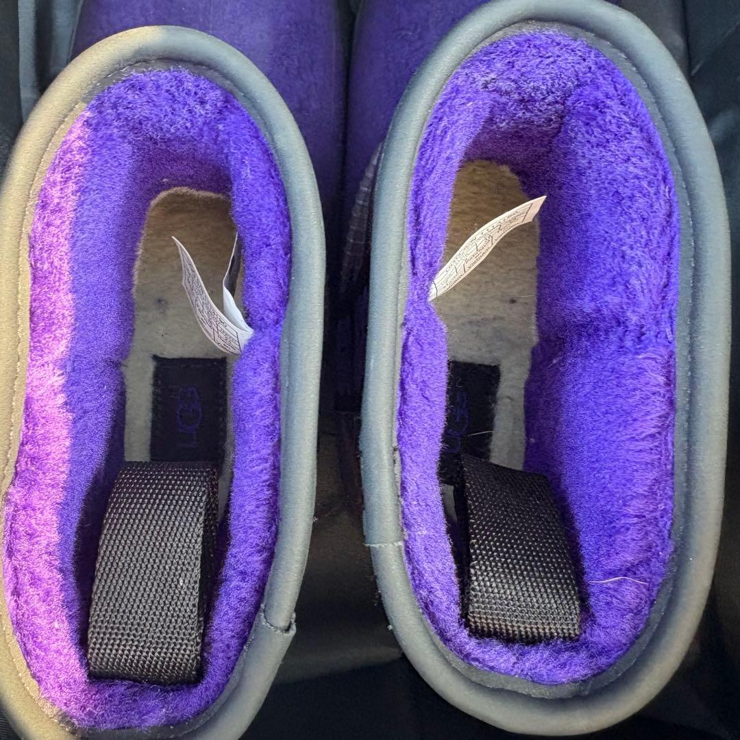 UGG★GOD ロゴ付き紫色長靴