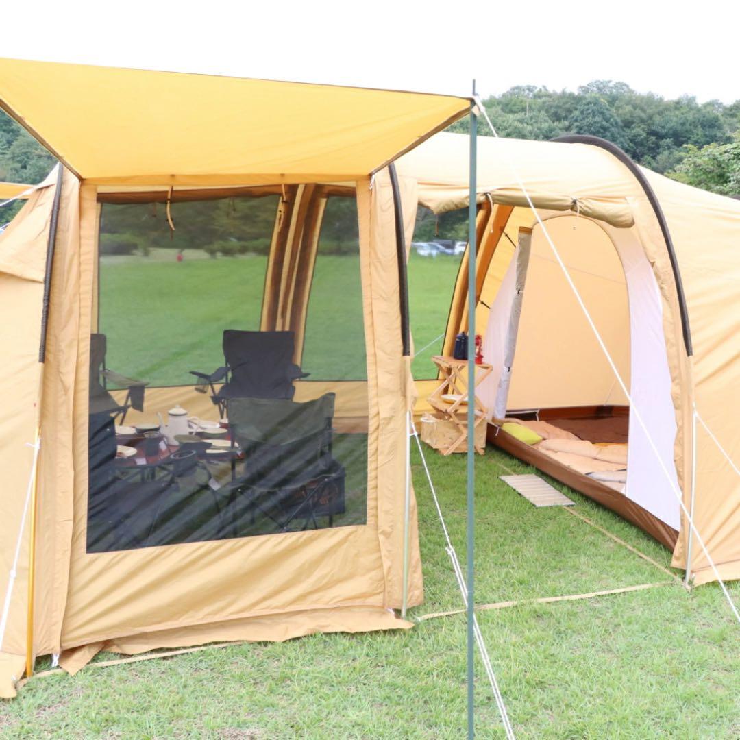 新品　イグニオ 2ルーム型テント　ドームテント 4人用　カマボコ　冬キャンプ