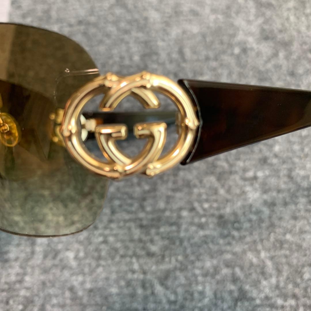 GUCCI GGロゴ ブラウングラデーションサングラス