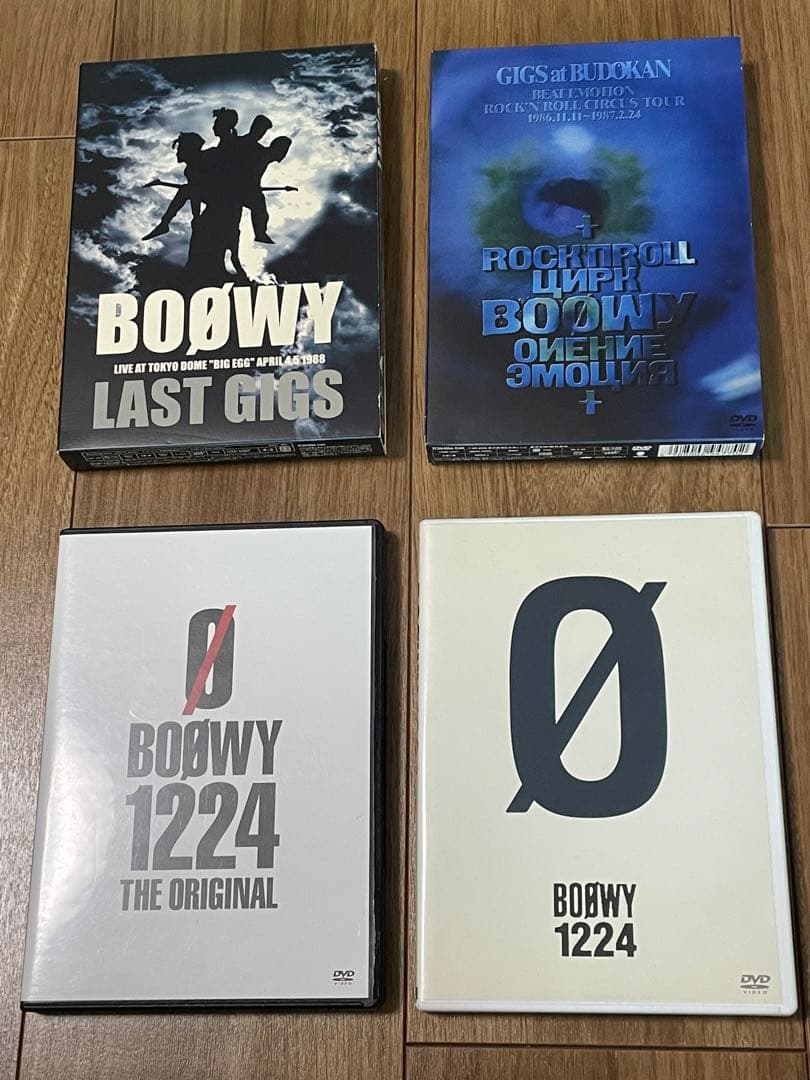 BOφWY ＤＶＤ４枚セット
