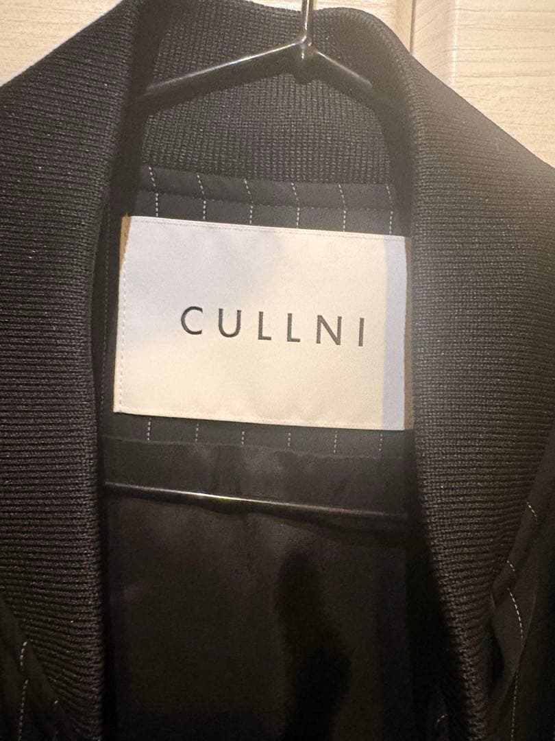 CULLNI ストライプジャケット LAYERED STRIPE MA-1