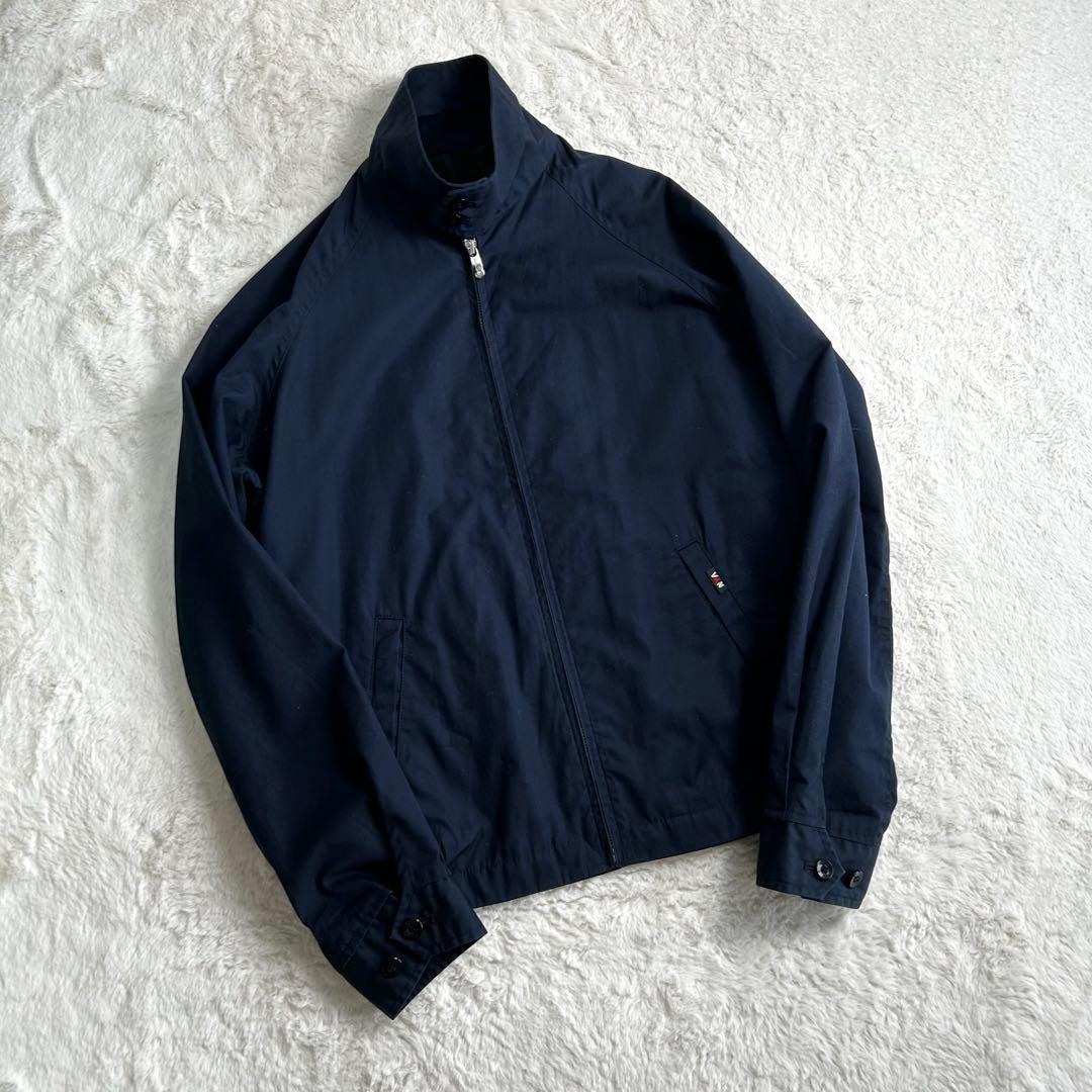 美品✨　VAN Jacket ハリントンジャケット　チェック柄　ネイビー　M