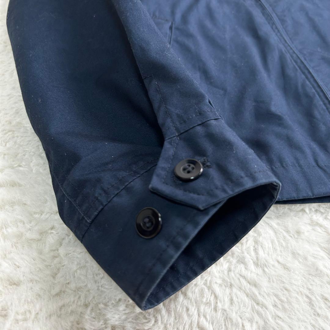 美品✨　VAN Jacket ハリントンジャケット　チェック柄　ネイビー　M