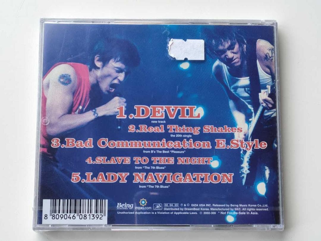 【激レア！】【未開封】B'z 韓国限定盤ミニアルバム DEVIL