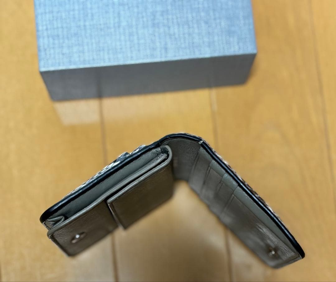 BALENCIAGA パイソン柄ミニ財布