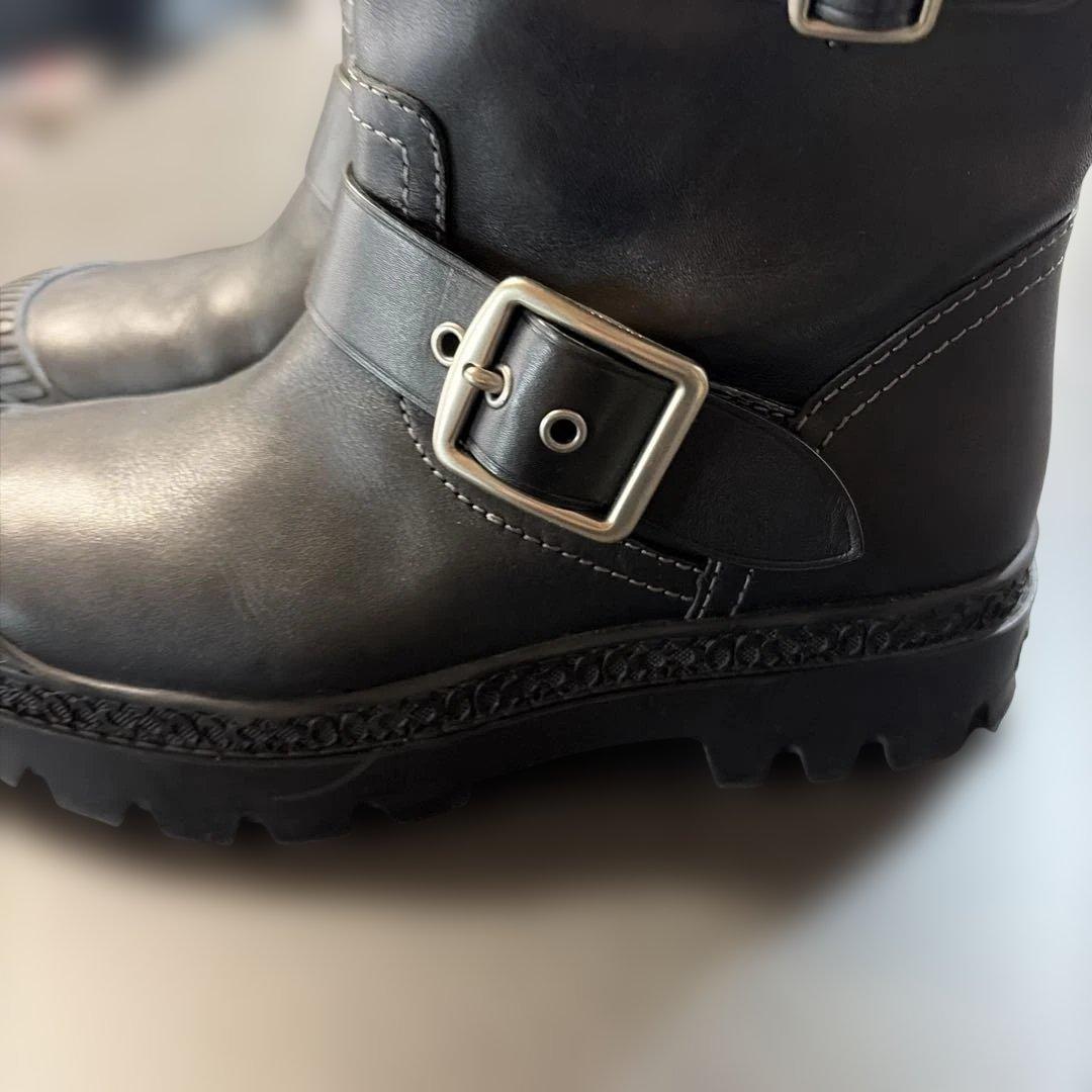COACH ブラック エンジニアブーツ