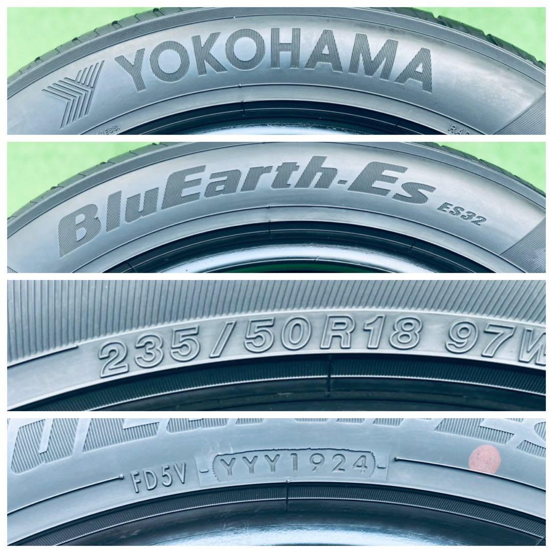 235/50 R18、YOKOHAMA BluEarth、9.5分山．2024年