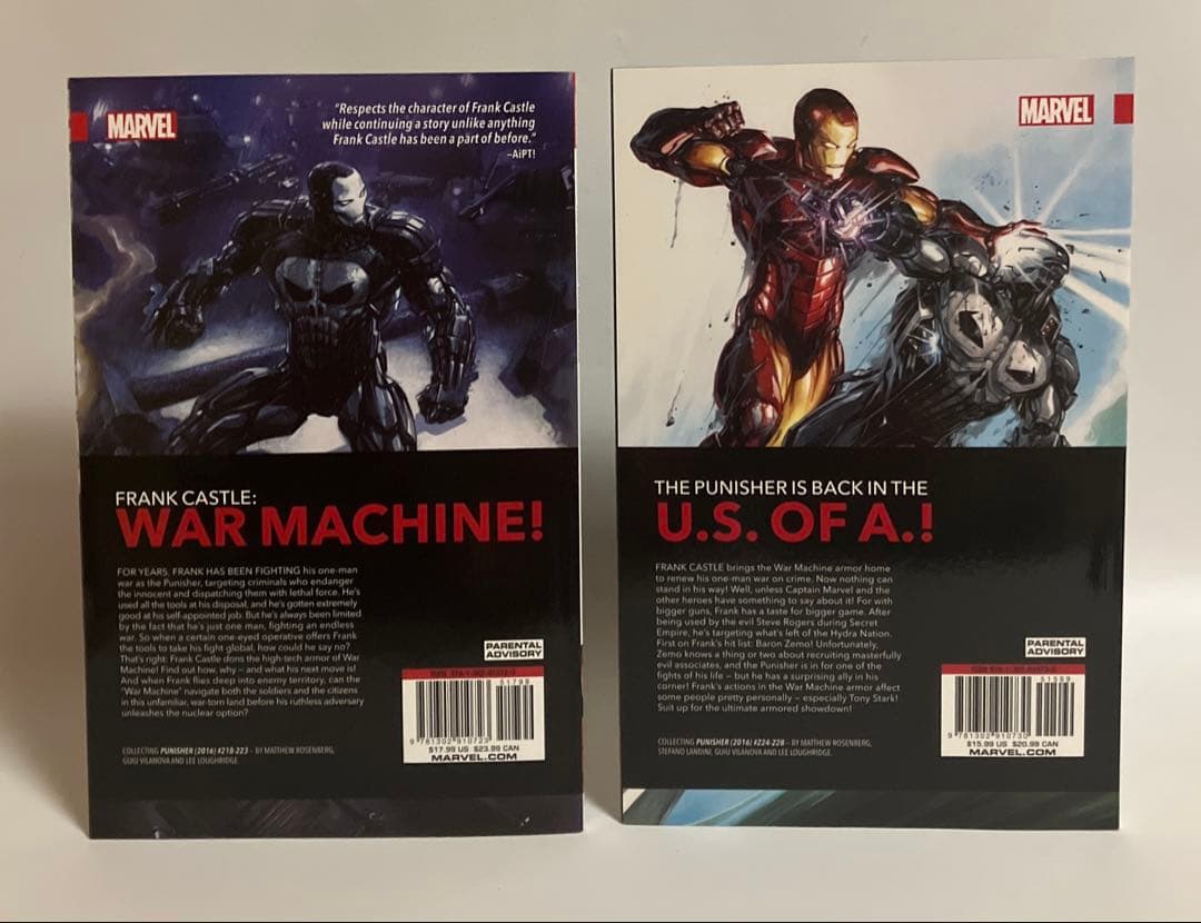 MARVEL パニッシャー WAR MACHINE 英語版 ①②巻セット
