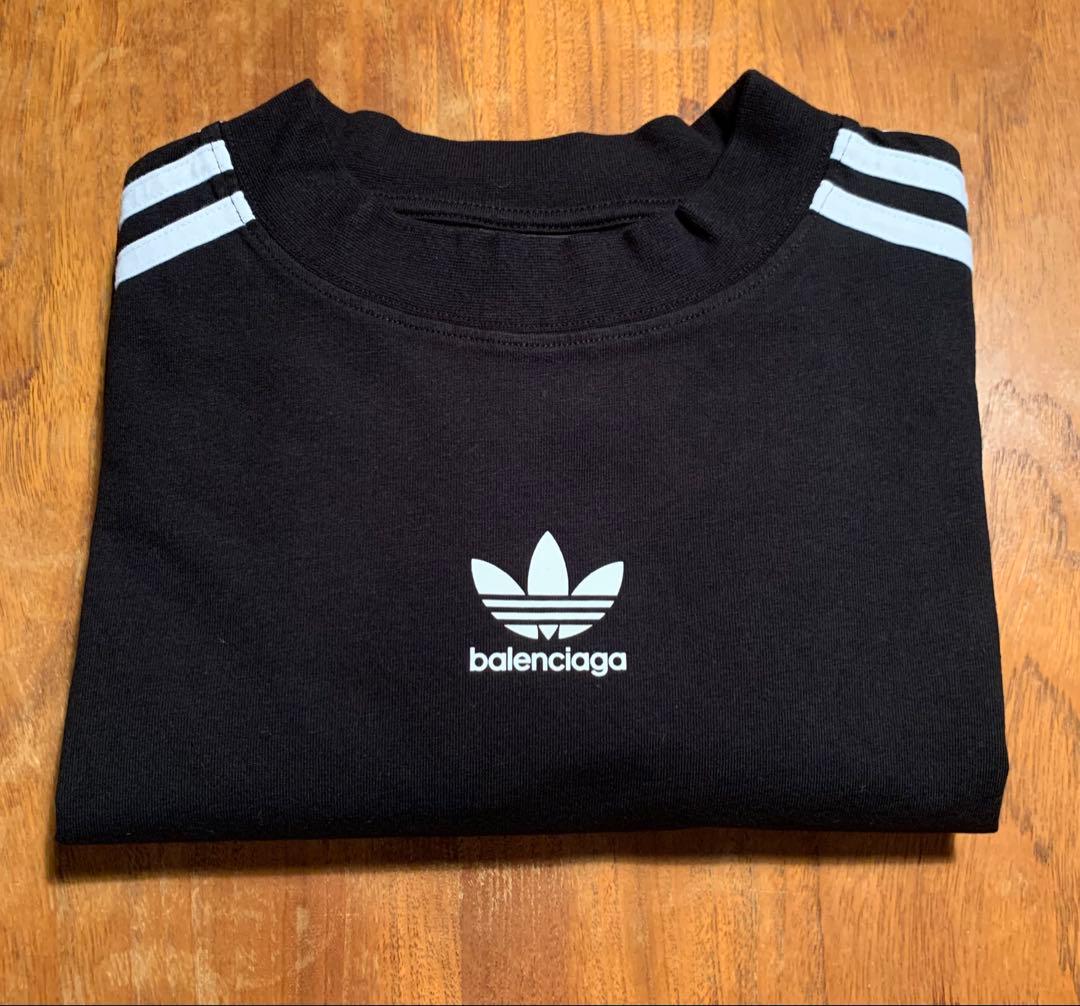 jr.　Balenciaga addidas コラボ Tシャツ　サイズ4