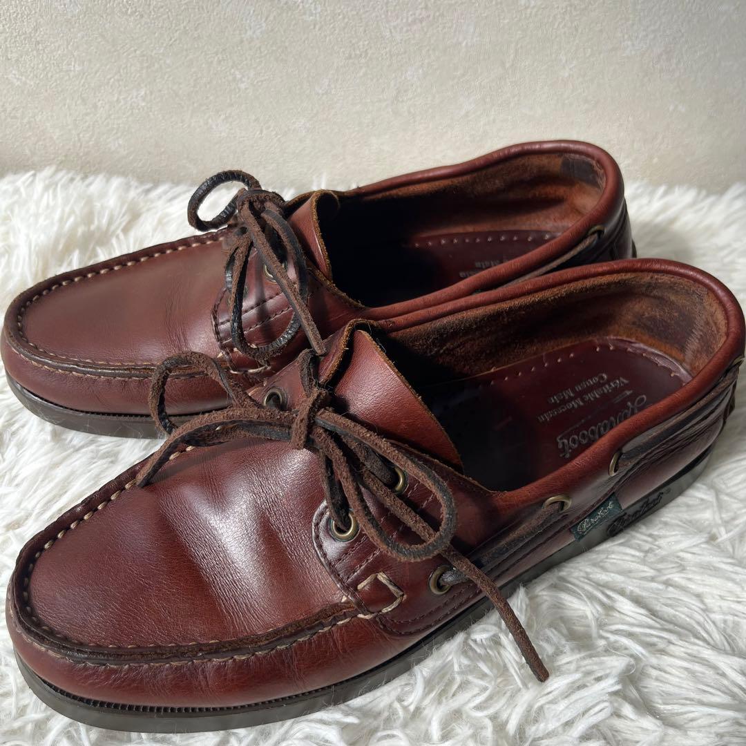 パラブーツ　PARABOOT　バース ブラウン 6 25cm