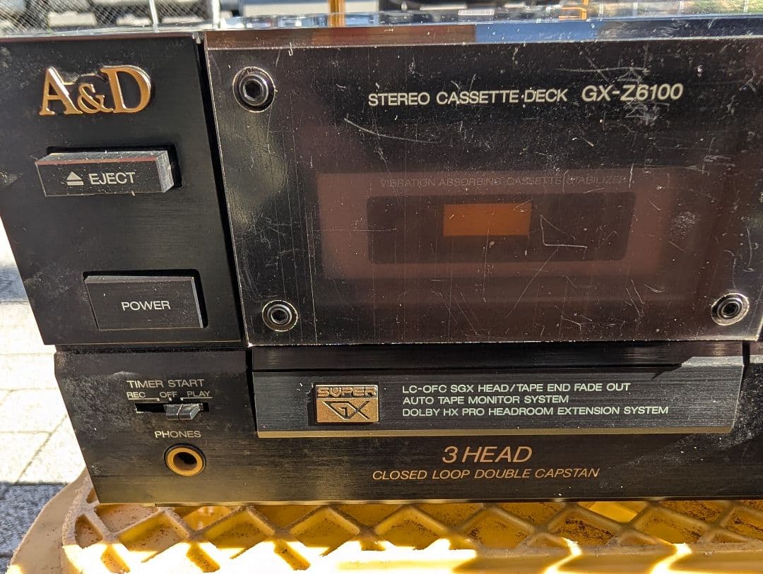 【最終値下げ】A＆D　ステレオカセットデッキ　GX-Z6100【ジャンク】