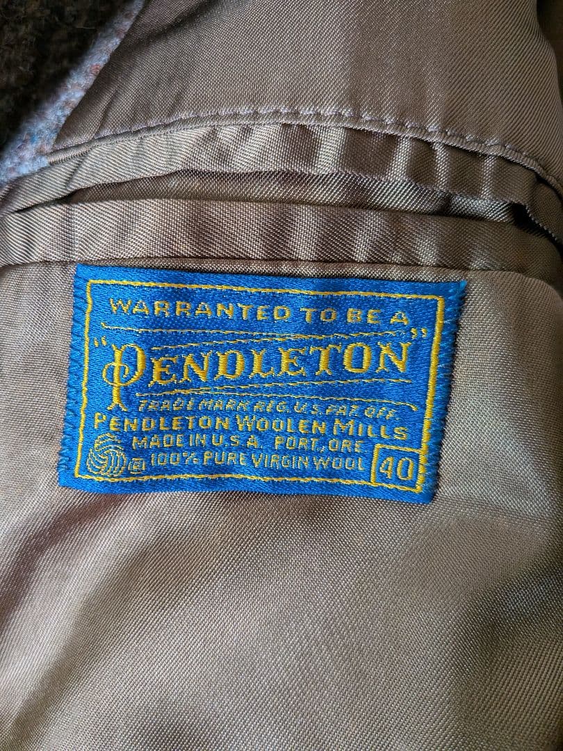 USA製 70s PENDLETON wool tailored jacket