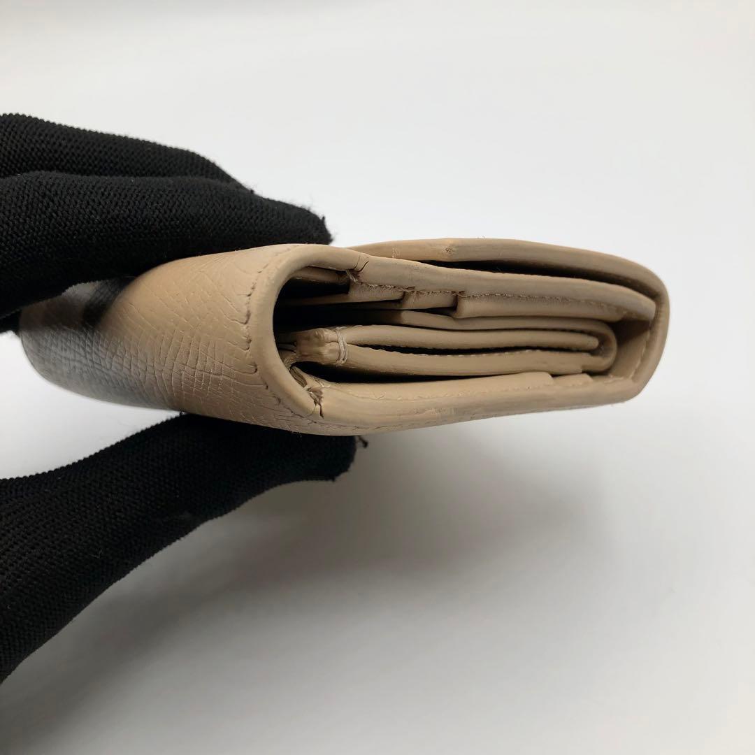 CELINE スモールトリフォールド ウォレット 三つ折財布 ベージュ