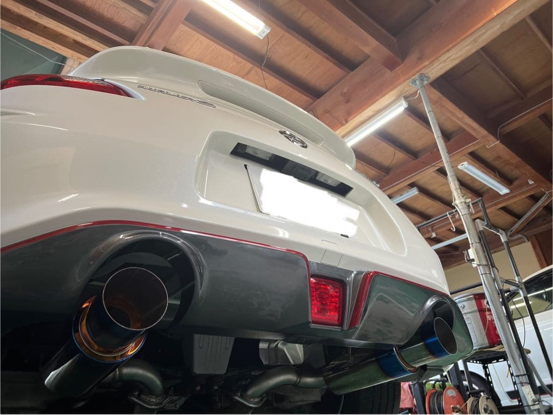 フェアレディZ Z34 ビーフリーマフラー チタンテール