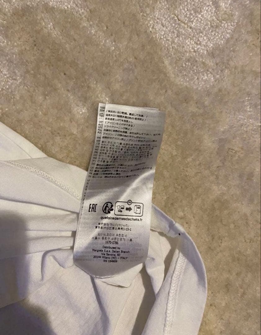 ⭐︎未使用Maison Margiela(マルジェラ)オーガニックTシャツM 3枚