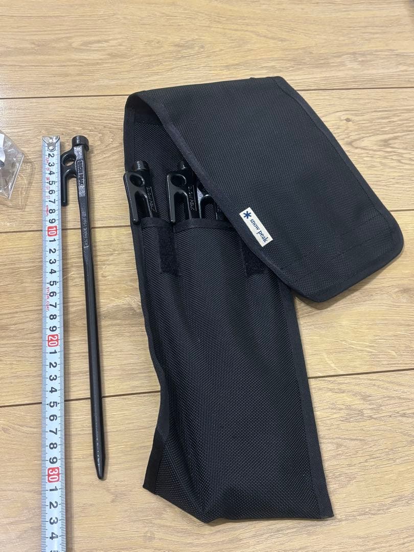 【新品未使用】スノーピーク ペグハンマーセット ペグ6本