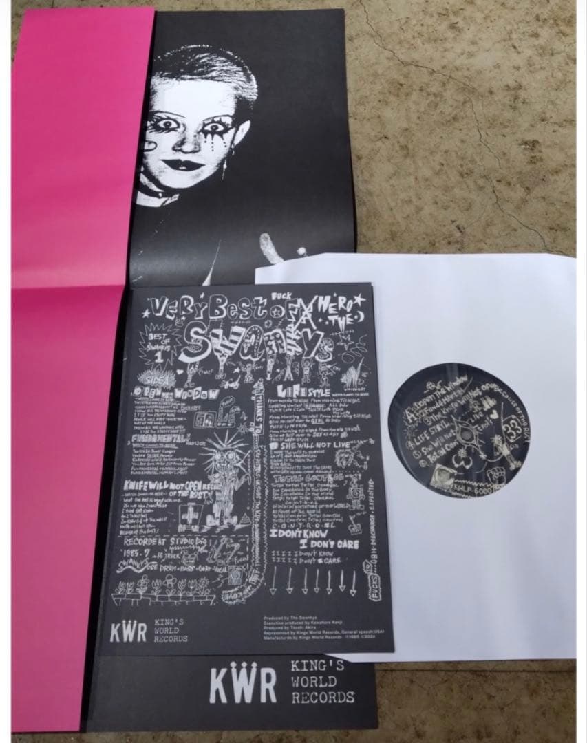 H*o様 スワンキーズ THE SWANKY'S LP 限定盤ポスター・スリーブ