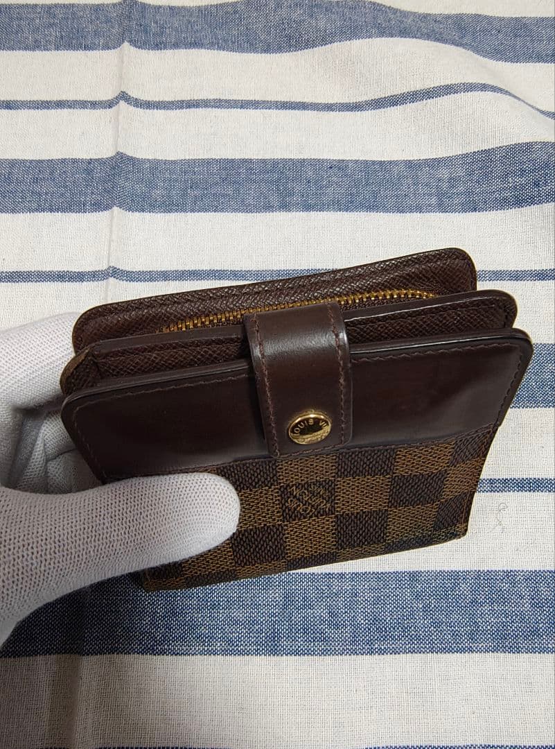 LOUIS VUITTON ダミエ 二つ折り財布 保存袋付き